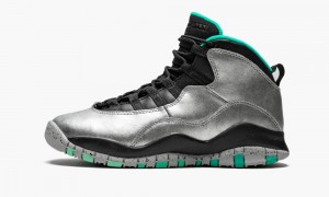 Basket Nike Air Jordan 10 Retro 30th BG 'Lady Liberty' Enfant Metal Doré Noir | VF8567491