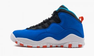 Basket Nike Air Jordan 10 Retro (GS) 'Tinker' Enfant Bleu Orange Noir | VL3075168