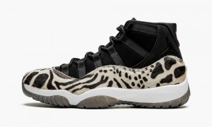 Basket Nike Air Jordan 11 'Animal Instinct' Femme Noir Rouge Blanche | DW5127893