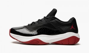 Basket Nike Air Jordan 11 CMFT Low 'BRED' Homme Noir Blanche Rouge | MI7841632