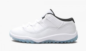 Basket Nike Air Jordan 11 Low TD 'Legend Blue' Enfant Blanche Bleu | YK4380962