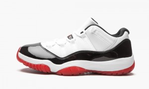 Basket Nike Air Jordan 11 Retro Low 'Concord Bred' Homme Blanche Rouge Noir | WT4386971