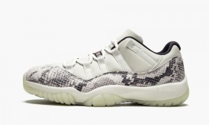 Basket Nike Air Jordan 11 Retro Low 'Snakeskin Light Bone' Homme Beige Clair Rouge Noir | WV3124507