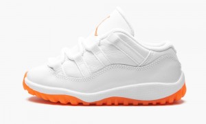 Basket Nike Air Jordan 11 Retro Low TD 'Bright Citrus' Enfant Blanche Orange Clair | PK3954278