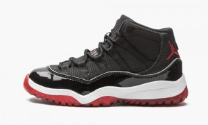 Basket Nike Air Jordan 11 Retro (PS) 'Bred' Enfant Noir Rouge Blanche | TV8457190