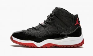 Basket Nike Air Jordan 11 Retro (PS) 'Bred' Enfant Noir Rouge Blanche | QB6015428