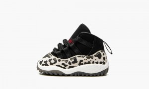 Basket Nike Air Jordan 11 TD 'Animal Instinct' Enfant Noir Rouge Blanche | JX3901562