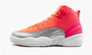 Basket Nike Air Jordan 12 GS 'Sunset' Enfant Orange Rose Blanche | CH6201957