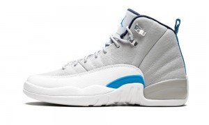 Basket Nike Air Jordan 12 Retro BG 'UNC' Enfant Grise Blanche | PV7248613