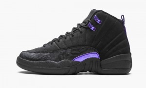 Basket Nike Air Jordan 12 Retro GS 'Dark Concord' Enfant Noir Violette | DQ9754213