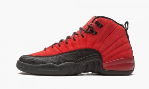 Basket Nike Air Jordan 12 Retro GS 'Reverse Flu Game' Enfant Rouge Noir | GZ7538946