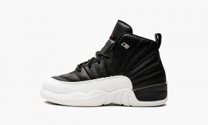 Basket Nike Air Jordan 12 Retro PS 'Playoffs 2022' Enfant Noir Rouge Blanche | XW0124895