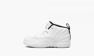 Basket Nike Air Jordan 12 Retro (TD) 'Twist' Enfant Blanche Noir Rouge | NW5207468