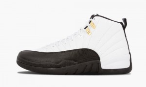 Basket Nike Air Jordan 12 Retro 'Taxi' Homme Blanche Noir Rouge | RL3579684