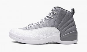 Basket Nike Air Jordan 12 'Stealth' Homme Blanche Grise | GN0786329