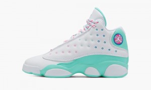 Basket Nike Air Jordan 13 GS 'Aurora Green' Enfant Blanche Vert | ET3192740