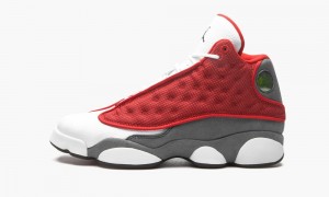 Basket Nike Air Jordan 13 GS 'Red Flint' Enfant Rouge Grise Blanche Noir | BY8790623