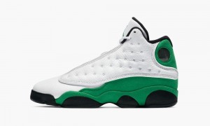 Basket Nike Air Jordan 13 Retro (GS) 'Lucky Green' Enfant Blanche Vert Noir | PU2657308