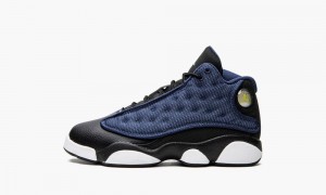 Basket Nike Air Jordan 13 Retro PS 'Brave Blue' Enfant Bleu Noir Blanche | DU6534290