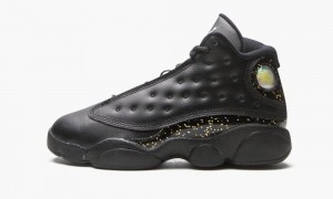 Basket Nike Air Jordan 13 Retro PS 'Gold Glitter' Enfant Noir Metal Doré | TJ4865713