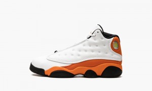 Basket Nike Air Jordan 13 Retro PS 'Starfish' Enfant Blanche Noir Orange | VH7136845