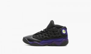 Basket Nike Air Jordan 13 Retro TD 'Court Purple' Enfant Noir Violette Blanche | IS3807296