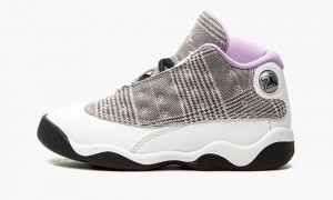 Basket Nike Air Jordan 13 TD 'Houndstooth' Enfant Noir Violette Blanche | VG3602197