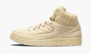 Basket Nike Air Jordan 2 R JS DN BG Enfant Metal Doré | FS8309467