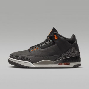 Basket Nike Air Jordan 3 "Fear" Femme Noir Bleu Grise Orange | AW9845237