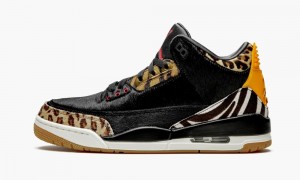 Basket Nike Air Jordan 3 Retro 'Animal Instinct' Homme Noir Marron Clair | SG8196435