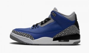 Basket Nike Air Jordan 3 Retro 'Blue Cement' Homme Bleu Royal Bleu Royal | OU4809321