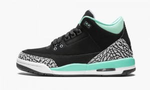 Basket Nike Air Jordan 3 Retro GG 'Black Mint' Enfant Noir | QL4180536