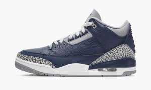 Basket Nike Air Jordan 3 Retro 'Georgetown' Homme Bleu Grise Bleu Marine | KA0421985