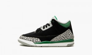 Basket Nike Air Jordan 3 Retro PS 'Pine Green' Enfant Noir Argent Blanche Vert Foncé | HE2748095