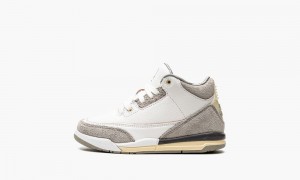 Basket Nike Air Jordan 3 Retro SP (PS) 'A Ma Maniére - Raised by Women' Enfant Blanche Grise Marron Beige | SX9865071