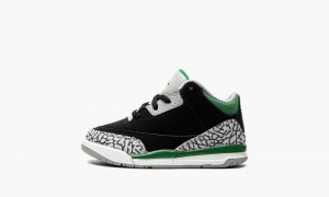 Basket Nike Air Jordan 3 Retro TD 'Pine Green' Enfant Noir Argent Blanche Vert Foncé | WV0941867