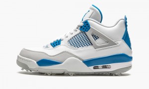 Basket Nike Air Jordan 4 Golf 'Military Blue' Homme Blanche Bleu | SF3879105