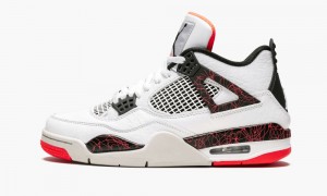 Basket Nike Air Jordan 4 Retro 'Crimson Tint' Homme Blanche Noir Rouge Clair | YT3128745