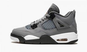 Basket Nike Air Jordan 4 Retro GS 'COOL GREY' Enfant Grise Grise Foncé | MQ4893017