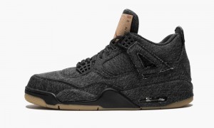 Basket Nike Air Jordan 4 Retro Levis NRG 'Black Levis' Homme Noir | PN6428510