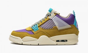 Basket Nike Air Jordan 4 Retro SP 'Union 30th Anniversary - Desert Moss' Homme Jaune Turquoise Bleu | XR6834529