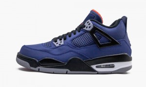 Basket Nike Air Jordan 4 Retro WNTR BG 'Loyal Blue' Enfant Bleu Noir Blanche | PO9625381