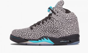 Basket Nike Air Jordan 5 3Lab5 'Elephant Print' Homme Grise Bleu Noir | MR6827345