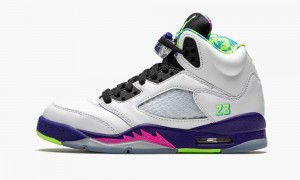 Basket Nike Air Jordan 5 GS 'Alternate Bel-Air' Enfant Blanche Violette Rose | WX8754629