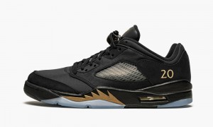 Basket Nike Air Jordan 5 Low 'Class of 2021' Homme Noir Metal Doré | HW4729381