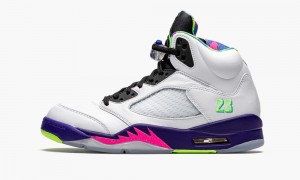 Basket Nike Air Jordan 5 Retro 'Alternate Bel-Air' Homme Blanche Violette Rose | HE9215480