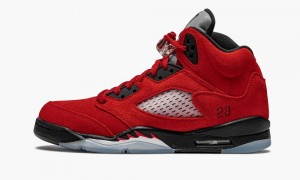 Basket Nike Air Jordan 5 Retro GS 'Raging Bull 2021' Enfant Rouge Noir Blanche | DS7589061