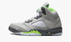 Basket Nike Air Jordan 5 Retro 'Green Bean 2022' Homme Argent Vert Grise | YS1239806