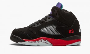 Basket Nike Air Jordan 5 Retro PS 'Top 3' Enfant Noir Rouge Violette | GZ5830496