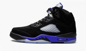 Basket Nike Air Jordan 5 Retro 'Racer Blue' Homme Noir Bleu | PK1387254